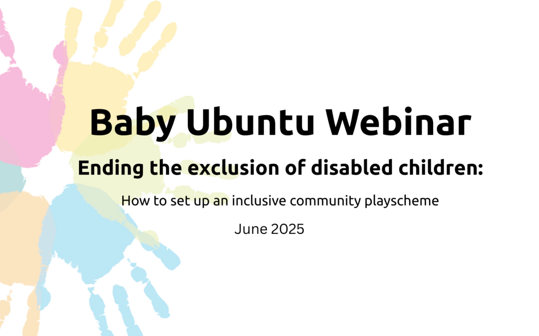 How to Set Up an Inclusive Community Play scheme