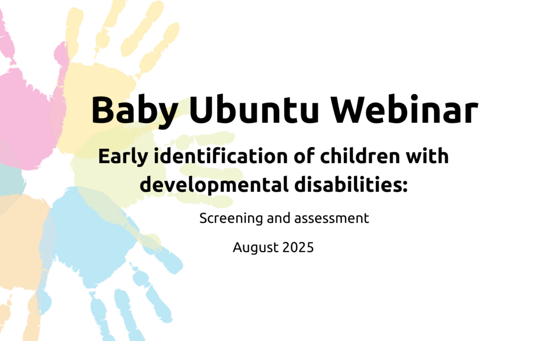 Early identification of children with developmental disabilities